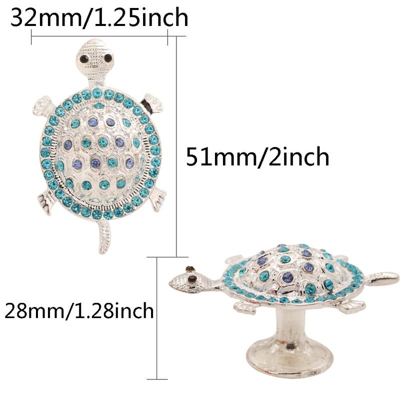 Cucumis Drawers Knobs Cabinet Knobs  4 Pcs Turtle Cabinet Knob Marine Animal Sea Turtle Shape Knobs Wardrobe Cupboard Closet Single Hole Pull Handle - Image 2